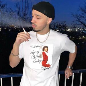 ☆ 20AW Supreme シュプリーム Mariah Carey Tee マライアキャリー Tシャツ Christmas クリスマス (ホワイト白L)RDR