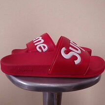 ☆ 14SS Supreme シュプリーム Supreme Sandals サンダル benassi ベナッシ シャワーサンダル レッド赤9(未使用)EGH_画像3