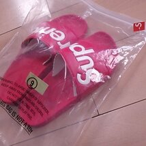 ☆ 14SS Supreme シュプリーム Supreme Sandals サンダル benassi ベナッシ シャワーサンダル レッド赤9(未使用)EGH_画像10