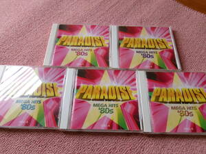 PARADISE MEGA HITS '80s「5枚組 80年代 ロック＆ポップ ヒット曲集」中古CD 国内盤