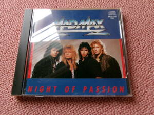 MAD MAX「NIGHT OF PASSION」中古CD 国内盤