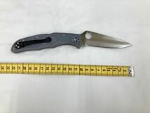 16【F52】◆中古◆ スパイダルコ SPYDERCO フォールディングナイフ 【 ナイフ アウトドア レジャー キャンプ ハンティング 】_画像9