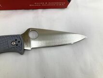 16【F52】◆中古◆ スパイダルコ SPYDERCO フォールディングナイフ 【 ナイフ アウトドア レジャー キャンプ ハンティング 】_画像4