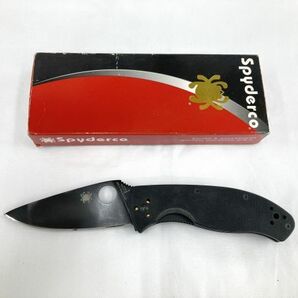 16【F42】◆中古◆ スパイダルコ SPYDERCO フォールディングナイフ 【 ナイフ アウトドア レジャー キャンプ ハンティング 】の画像1