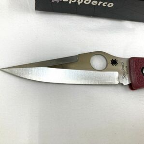 16【F28】◆中古◆ スパイダルコ SPYDERCO フォールディングナイフ HORN 【 ナイフ アウトドア レジャー キャンプ ハンティング 】の画像2