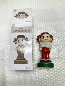 51【P989】◆美品中古◆ ペコちゃん人形 首振り 陶器製 不二家 ペコちゃん