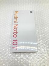 02【A009】◆新品/未開封◆ Redmi Note 10T 4GB RAM 64GB ROM Azure Black ソフトバンク 標準セット_画像1
