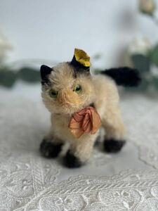 送料無料★シュタイフ★Young Kitty Gussy 12cm★ヤングキティグッシー/猫/ネコのグッシー★Steiff