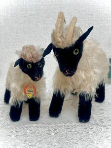 送料無料★シュタイフ★Mountain Sheep Snucki 12cm ＆ 17cm★マウンテンシープ2体セット★Steiff