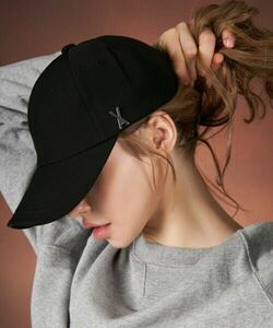 【VARZAR/バザール】Silver stud over fit ball cap/シルバースタッドオーバーフィットボールキャップ