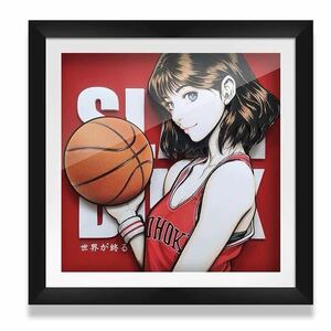 スラムダンク　SLAM DUNK 中国　海外限定　3D 立体画　絵画　アート　赤木晴子