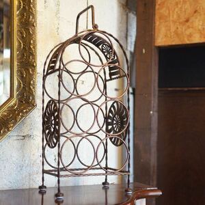  wine rack iron wine cellar rack antique style shelves car Be wine display bottle 