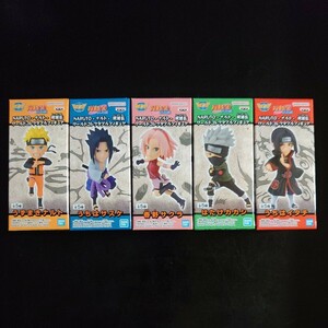 NARUTO ナルト 疾風伝 ワールドコレクタブルフィギュア 全５種セット ナルト サスケ サクラ カカシ イタチ