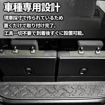 数量限定 \1スタート 新型ジムニー JB64/ジムニーシエラ JB74　3D トランクマット（ブロックパターン）　車種専用設計 防水 防汚_画像5