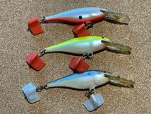 ■RAPALA■ラパラ・シャッドラップ 8cm×3個セット/SHAD RAP/オールド・OLD☆美品☆_画像2