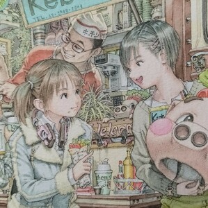 手描き イラスト 水彩画 『Kitchen Kebaboo』