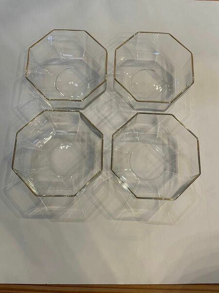 ガラス食器　 小皿 小鉢 HOYA 4個セット