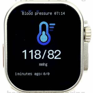 1円〜☆ Apple Watch Ultra2 代替品 2.19インチ 大画面 S9 スマートウォッチ 血圧通話 音楽 多機能 健康 防水 血中酸素 android の画像7