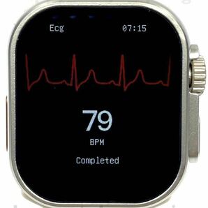 1円〜☆ Apple Watch Ultra2 代替品 2.19インチ 大画面 S9 スマートウォッチ 血圧通話 音楽 多機能 健康 防水 血中酸素 android の画像8