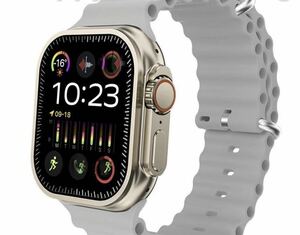 1円〜☆ Apple Watch Ultra2 代替品 2.19インチ 大画面 S9 スマートウォッチ 血圧通話 音楽 多機能 健康 防水 血中酸素 android 