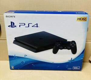 SONY PlayStation4 本体 ブラック CUH-2200A 箱付き 付属コード無し PS4 ゲーム機 プレステ 動作未確認 No.5-014-1