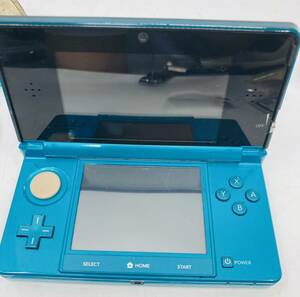 ニンテンドー3DS アクアブルー 3DS Nintendo 任天堂 ニンテンドー ゲーム　ホビー　動作未確認　No.5-014-4