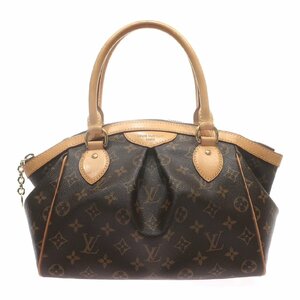 1円スタート LOUIS VUITTON ルイヴィトン ティヴォリPM M40143 VI1009 モノグラム ハンドバッグ トート ゴールド金具 ブラウン レディース