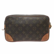 1円スタート LOUIS VUITTON ルイヴィトン マルリードラゴンヌGM M51825 TH0941 モノグラム セカンドバッグ クラッチバッグ ブラウン_画像2