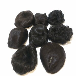 1 jpy start wig summarize 8 point lady's for women katsula Short hair - perm black . tea . person wool full wig wig 