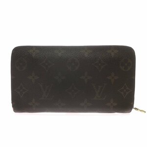 1円スタート LOUIS VUITTON ルイヴィトン ポルトモネジップ M61727 TH0991 モノグラム ラウンドファスナー 長財布 ウォレット ブラウン