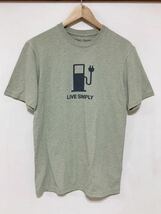 ほ1345 Patagonia パタゴニア 半袖Tシャツ XS ライトグリーン LIVE SIMPLY_画像1