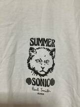 ほ1364 Paul Smith JEANS ポールスミスジーンズ 半袖Tシャツ L ホワイト SUMMER SONIC 2015 サマソニ_画像4