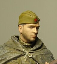 1/35　WWⅡソビエト狙撃兵　50ｍｍレジンフィギュア塗装済み完成品1体　1/35 50ｍｍ　WW2 soviet soldier ”Sniper”, Painted finished._画像7