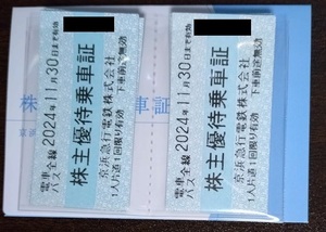 京浜急行電鉄（京急）株主優待乗車証 15枚セット　2024.11.30まで■送料無料