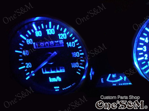 LED‐K3BL スピードメーター タコメーター メーターパネル LEDメーター球Set 青 バリオス バリウス 1型 2型 ZR250A ZR250B 対応