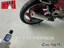 W4-10BKB OUTLET特価 ワンズ管 アルミ サイレンサー CNCバッフル付き 50π レブル250 CB550F CB750F CB900F CB750K CB1000SF CB1300SF 汎用_画像5