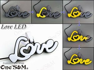 P3-6YL LED ラブ灯 LOVE灯 イエロー マーク2 クレスタ チェイサー GX61 GX71 GX81 ソアラ GZ10 GZ20 クラウン セドリック グロリア セリカ