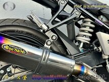 W2-181TL スリップオン マフラー サイレンサー デルタチタン焼Type 純正エキパイ専用 GSX250R 2BK-DN11A用_画像2