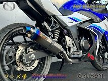 W2-181TL スリップオン マフラー サイレンサー デルタチタン焼Type 純正エキパイ専用 GSX250R 2BK-DN11A用_画像7