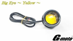 Z1-2YL 1個 爆光 ストロボ プロジェクター LED 黄 エイプ50 エイプ100 XR50 XR100 モタード CB50S CB50JX CB125T CB125S 汎用