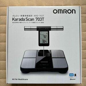 【新品/未使用】 オムロン 体重体組成計 KRD-703T ブラック カラダスキャン OMRON
