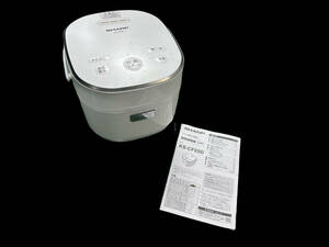 炊飯器 シャープ KS-CF05D-W 2022年 マイコン ホワイト 白合 