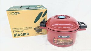 T1863 未使用品 TIGER タイガー まほうなべ nicomo NFH-A300 RJ ブランルージュ 内なべ容量/3.0L 煮込み料理 余熱調理 保温