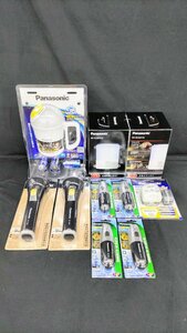 T2058 新品 10点SET Panasonic パナソニック LED ランタン 懐中電灯 ライト 非常用 作業灯 BF-BL40K/BG-BL02H/BF-158B/BF-AH01K/BF-442P