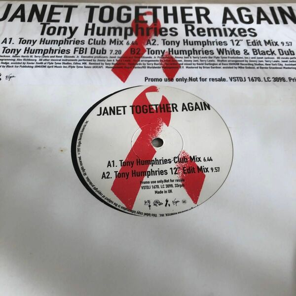 Janet jackson プロモレコード