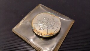 カナダ 1oz メイプル リーフ銀貨 5ドル 1997 純銀