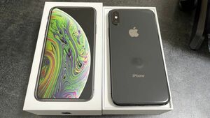 【新品級】iPhone XS 512GB SIMフリー スペースグレイ バッテリーの状態100%