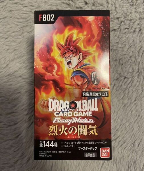 ドラゴンボールカード フュージョンワールド 烈火の闘気 1BOX分(24パック) サーチ済み