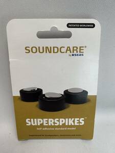 新品未使用 SOUNDCARE SUPERSPIKES オーディオ機器用インシュレーター SS1 貼り付けタイプ3個入り