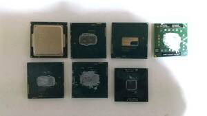 Core i3 CPU etc. total 7 piece Junk 
